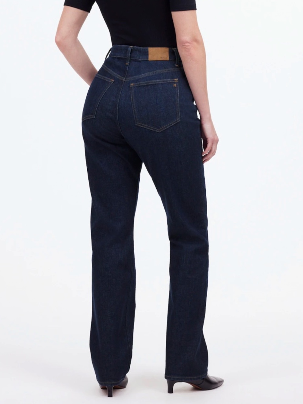 NWT Madewell The Curvy '90s Straight Jean Norman Wash Comfort Stretch Size 26 - Picture 4 of 16
